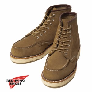 RED WING(レッドウィング)/6CLASSIC MOC 3377(6インチクラシックモック)/#3377 レディース Bワイズ 本革 レザー スウェード レザー ワー