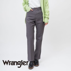 Wrangler ラングラー WRANCHER ランチャー フレアードレスパンツ レングス74cm スラックス フルレングス フレアパンツ センタープレス