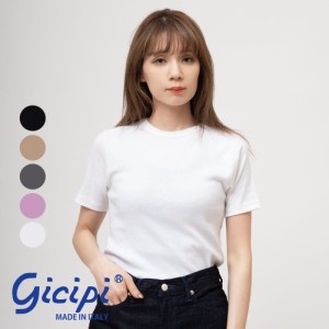 gicipi(ジチピ)/CRISTALLO(クリスターッロ)/2412P Tシャツ ティーシャツ レディース トップス コットン コスティーナ イタリア製 COSTINA