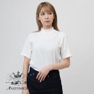 ANATOMICA アナトミカ モックネック Tシャツ TEE MOCK NECK TEE S/S 半袖 Tシャツ 無地 カットソー メンズ レディース MADE IN JAPAN 日