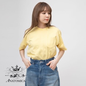  アナトミカ ポケT ポケTEE 半袖 Tシャツ 白T 無地 カットソー メンズ レディース ANATOMICA MADE IN JAPAN 日本製