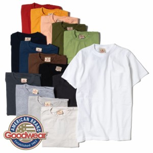  (国内正規品)グッドウェア Goodwear ポケT TEE ポケット Tシャツ 丸胴 ホールガーメント アメリカ製 MADE IN USA
