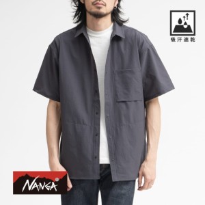 NANGA(ナンガ)/ DotAir COMFY S/S SHIRT(ドットエアー S/S シャツ) ドットエア 開襟 シャツ 半袖シャツ 涼しい 清涼 吸汗 速乾