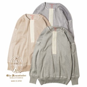 オールドホームステッダー Olde Homesteader Interknit Rib Henly Neck Long Sleeve インターニットリブ ヘンリーネック ロングスリーブ 