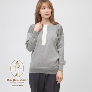 オールドホームステッダー Olde Homesteader Interknit Rib Henly Neck Long Sleeve インターニットリブ ヘンリーネック ロングスリーブ 