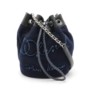 CHANEL シャネル ロゴ キャンバス 巾着型 2WAYリュック ビーチバック 美品❣️ CHANEL シャネル ロゴ キャンバス 巾着型 ショルダー
