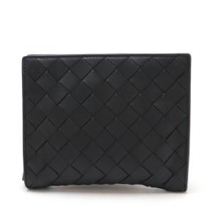 BOTTEGA VENETA ボッテガ ヴェネタ ボッテガベネタ イントレチャート エコバッグ トートバッグ 折り畳み レザー ナイロン ブラック ライ