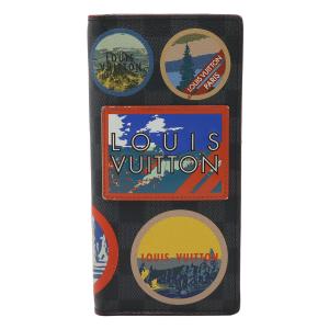 LOUIS VUITTON ルイ ヴィトン ダミエグラフィット LVアルプス ポルトフォイユ ブラザ 2つ折長財布 二つ折り財布 2018年秋冬モデル N60091