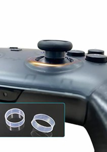スティック保護リング スティック用プロテクトリング 削れ防止 白い粉対策 PS5 PS4 Switchプロコン 各種コントローラー適用 (クリア(10個