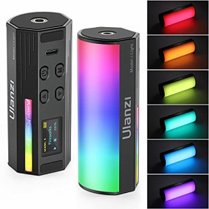 Ulanzi マグネット式RGB撮影用ライト LEDビデオライト ハンドヘルドライト RGBスティックライト フルカラー 20種FX光効果モード 輝度自由