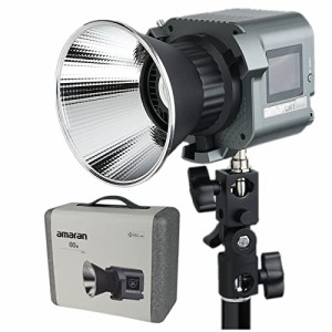 「Aputure正規品」 Amaran 60d 60W LED撮影ライト 5600K色温度　CRI96+ TLCI96+　最大45000lux@1m 8つの照明効果 複数の電源方式 アプリ