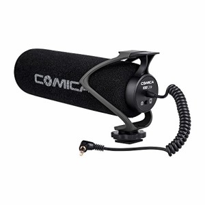 Comica CVM-V30 LITEビデオガン外付けマイク高性能SONY/Nikon/Canon/一眼レフカメラ/iPhone/Huawei用(黒)