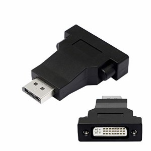 SinLoon displayport dvi 変換アダプタ dp dvi 変換アダプタ displayportオスーDVIメス 変換アダプタ フルHD テレビ/モニター/プロジェク