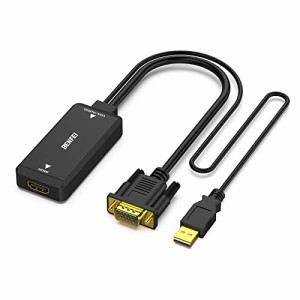 VGA-HDMI、オーディオサポートおよび1080P解像度のBenfeiVGA-HDMIアダプター-VGA入力からHDMI出力