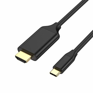 [Amazonブランド] Eono(イオーノ) USB Type C to HDMI交換ケーブル - USB 3.1 Type-C Thunderbolt 3 to 4K 30Hz/60Hz 映像出力 1.8mケー