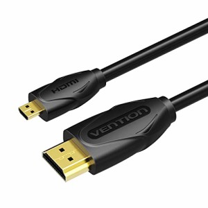 VENTION Micro HDMI - HDMI ケーブル マイクロ HDMIケーブル HD 双方向対応 タブレット/スマートフォン/カメラ 等に対応 (1m / VAA-D03-B