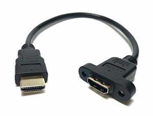 Access 【 30cm 】HDMI 延長ケーブル パラマウント タイプ HDMI1.4オス to メス延長エクステンダーケーブル 金メッキ1080P 3Dサポート AV