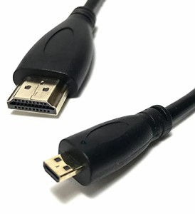 Access 【 180cm 】Micro HDMI to HDMI 変換 ケーブル マイクロHDMI 4K 60Hz マイクロタイプD-タイプA オス-オス 1.8m GoPro テレビ デジ