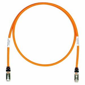 パンドウイット シールド LANケーブル Cat6A プロ仕様 2m オレンジ STP6X2MOR