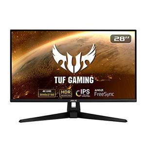 ASUS ゲーミングモニター 4Kモニター TUF Gaming VG289Q1A 28インチ/IPS/PS4 Switch 対応/HDMI,DP/HDR10/DCI-P3 90%/FreeSync/フリッカー