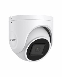 H.View ドーム型防犯カメラ 4K 有線 監視カメラ 800万画素 広角2.8mmレンズ 4K 8MP POE給電カメラ 赤外線LED搭載 動体検知機能付き 内蔵