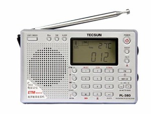 オールバンド・デジタル・ラジオ　TECSUN　DSP処理PL-380（色：シルバー）【日本語説明書】