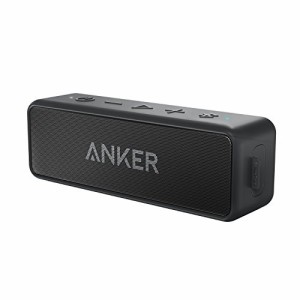 Anker Soundcore 2 (12W Bluetooth 5 スピーカー 24時間連続再生)【完全ワイヤレスステレオ対応/強化された低音 / IPX7防水規格 / デュア