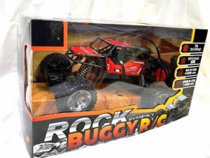 オフロードバギーラジコンカー　ROCKBUGGY　R/C　カラー：レッド