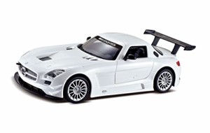 童友社 27MHz 1/24スケール R/Cカー メルセデスベンツ SLS AMG GT3 白 電動ラジオコントロール 614368