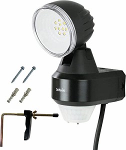 大進 センサーライト 1灯式 DLA-N4T100 AC コンセント 100V LED 人感センサーライト 屋外 外 屋内 室内 防犯ライト ガレージ 庭 玄関灯 