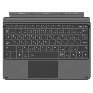 Arteck マイクロソフト Surface Go タイプ カバー, Bluetooth キーボード薄型 タッチパット搭載 ワイヤレスキーボードSurface Go3（2021