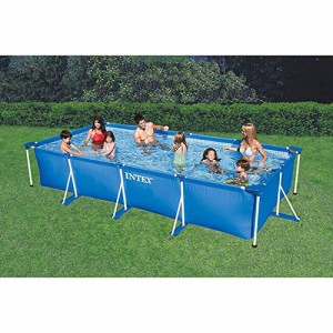 【カバー付き】 INTEX インテックス Rectangular Frame Pool レクタングラ フレームプール 長方形 プール 大型 家庭用