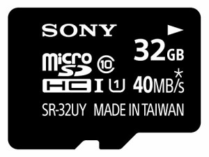 ソニー SONY microSDHCカード 32GB Class10 UHS-I対応 SDカードアダプタ付属 SR-32UYA [国内正規品]
