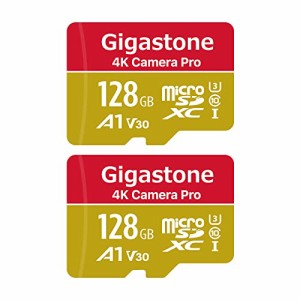 5年Gigastone Micro SD Card 128GB 2パック マイクロSDカード A1 V30 UHD 4K ビデオ録画 高速 4Kゲーム Nintendo Switch 動作確認済 100M