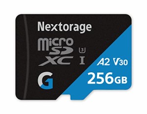 Nextorage ネクストレージ 国内メーカー 256GB microSDXC UHS-I U3 V30 A2 メモリーカード Gシリーズ Switch(スイッチ)動作検証済み SDア