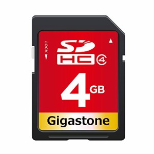 Gigastone 4GB SDカード UHS-I Class 4 C4 SDHC メモリーカード ビデオ デジタルカメラ SD card ミニケース1個付き