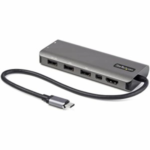 StarTech.com USB Type-Cマルチ変換アダプター/USB-C - 4K60Hz HDMI または Mini DisplayPort/100W Power Deliveryパススルー対応/10Gbps