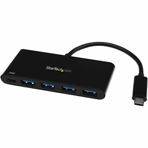 StarTech.com 4ポート増設USB 3.0ハブ USB Type-C接続 USB-C - 4x USB-A USB給電対応 HB30C4AFPD