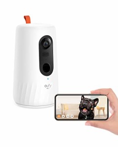 Anker Eufy Dog Camera D605（犬, 猫用自動給餌器）ペットカメラ / Wi-Fi ペットカメラ / 360°ビュー / 犬 猫 留守番 / 飛び出すおやつ 