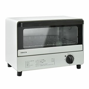 [山善] トースター オーブントースター トースト 2枚焼き タイマー15分 900W コンパクト 受け皿付き ホワイト YTR-S90(W)