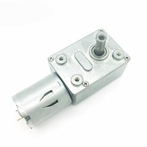 Bringsmart 12V 10RPM DC ミニモーター ギアボックス ウォーム ギヤモーター ギヤード モーター 電気モーター 高トルクセルフロック力リ