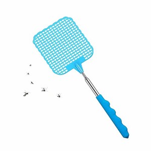 RICISUNG ハエたたき 伸縮式 ハエ叩き 長い 害虫駆除 蚊 蝿 退治 ゴキブリ用