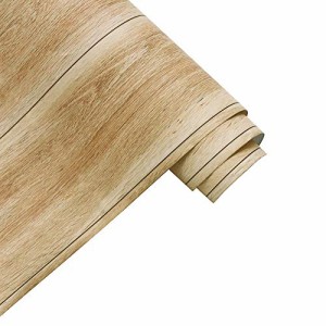 Homya 壁紙シール 45cmｘ6m 木目調 リメイクシート はがせる壁紙 接着剤不要 DIYシート 防水 防カビ ウォールステッカー