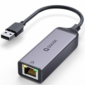 QUUGE 有線LANアダプター USB3.0 Switch対応 USB LAN変換アダプター 1Gbps高速通信 USB RJ45 変換 一発認識 イーサネットアダプタ ギガビ