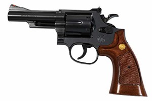 クラウンモデル ホップアップエアリボルバー No.21 S&W M19 .357 コンバット マグナム 4インチ ブラック ウッドタイプグリップ 10歳以上