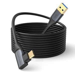 VR適用ケーブル, CableCreation USB 3.2 Gen1 USB C to A Oculus Quest Link対応 変換ケーブル高速5 Gbpsデータ転送＆快速充電 5V/3A USB