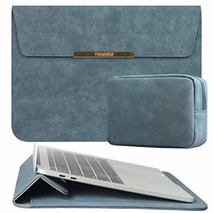 TOWOOZ【折り畳み式】2022年新型 M2 Macbook Pro/Macbook Air ケース 13 インチ 薄型 耐衝撃 撥水 磁石設計 収納袋付き Macbook Air/Pro 