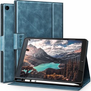Antbox iPad 第9世代/第8世代ケース ソフトPUレザー製 ひび割れ防止 第7世代 ケース 保護ケースカバー耐衝撃 アップルペンシル収納可 オ