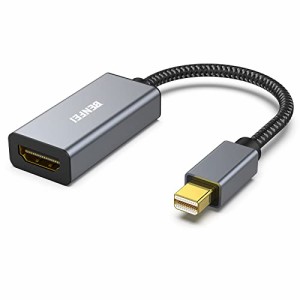 Mini DisplayPort-HDMIアダプター、MacBook Air/Pro、Microsoft Surface Pro/Dock、モニター、プロジェクターなどと互換性のあるBenfei M