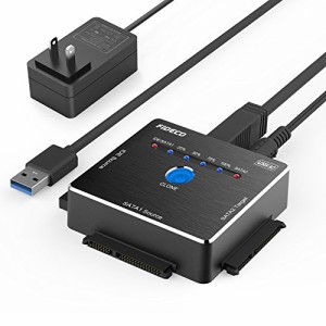 FIDECO SATA/IDE 変換アダプタ オフラインクローン HDDコンバーター USB3.0ハードドライブ 最大16TB 2.5/3.5/5.25インチ SATAI/II/III HD